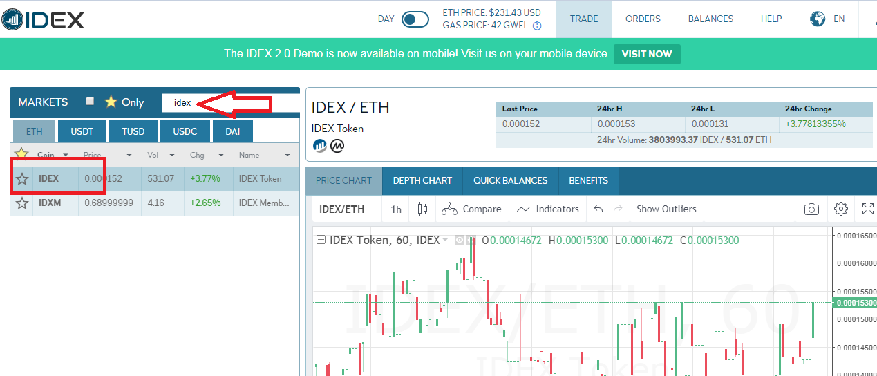 buy idex crypto